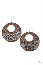 Load image into Gallery viewer, Paparazzi Tropical Canopy - Brown Earrings
