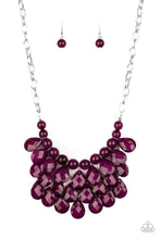 Load image into Gallery viewer, Paparazzi Sorry to Burst Your Bubble Purple Necklace
