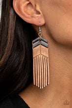 Load image into Gallery viewer, Paparazzi Desert Trails Black Earrings
