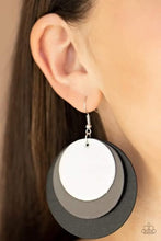 Load image into Gallery viewer, Paparazzi Leather Forecast Black Earrings

