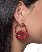 Load image into Gallery viewer, Paparazzi Valentines Date - Red Earrings
