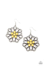 Load image into Gallery viewer, Paparazzi Dazzling Dewdrops Yellow Earring
