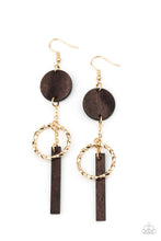 Load image into Gallery viewer, Paparazzi Raw Refinement Brown Earring
