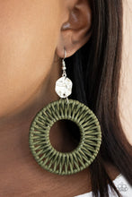 Load image into Gallery viewer, Paparazzi Total Basket Case Green Earring
