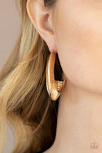 Load image into Gallery viewer, Paparazzi I Double FLARE You Gold Earring

