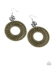 Load image into Gallery viewer, Paparazzi Total Basket Case Green Earring
