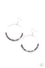 Load image into Gallery viewer, Paparazzi Glimmering Go-Getter Purple Earring
