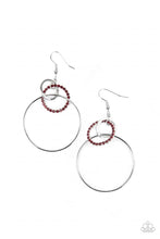 Load image into Gallery viewer, Paparazzi In An Orderly Fashion - Red Earring
