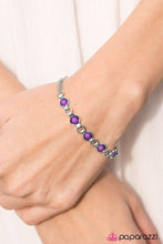 Load image into Gallery viewer, Paparazzi Power Color Purple Bracelet
