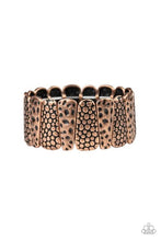 Load image into Gallery viewer, Paparazzi Texture Takedown Copper Bracelet
