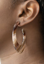Load image into Gallery viewer, Paparazzi Retro Renaissance - Brown Earring
