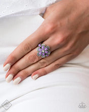 Load image into Gallery viewer, Paparazzi Fruity Florals Purple Ring (July 2020 Glimpses of Malibu)
