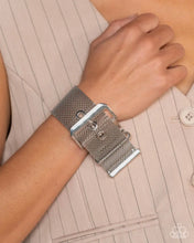 Load image into Gallery viewer, Paparazzi Defiant Display - Silver Bracelet

