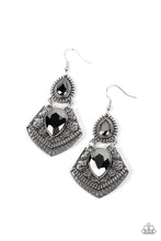 Load image into Gallery viewer, Paparazzi Royal Remix Silver Earrings (2022 Convention Exclusive)
