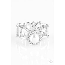 Load image into Gallery viewer, Paparazzi Crown Coronation White Ring
