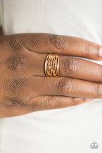 Load image into Gallery viewer, Paparazzi Rip Current Gold Ring
