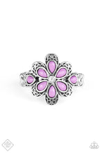 Load image into Gallery viewer, Paparazzi Fruity Florals Purple Ring (July 2020 Glimpses of Malibu)
