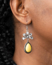 Load image into Gallery viewer, Paparazzi Brightly Blooming - Yellow Earring
