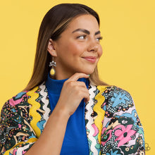 Load image into Gallery viewer, Paparazzi Brightly Blooming - Yellow Earring
