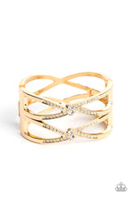 Load image into Gallery viewer, Paparazzi Entrancing Etiquette Gold Bracelet
