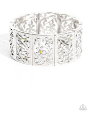 Load image into Gallery viewer, Paparazzi Garden Walls Yellow Bracelet
