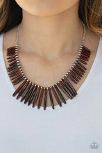 Load image into Gallery viewer, Paparazzi Out of My Element Brown Necklace
