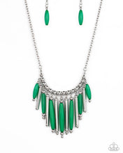 Load image into Gallery viewer, Paparazzi Bohemian Breeze  - Green Necklace
