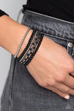 Load image into Gallery viewer, Paparazzi Mythical Magic - Black Bracelet
