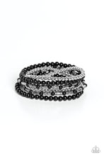 Load image into Gallery viewer, Paparazzi Mythical Magic - Black Bracelet
