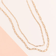 Load image into Gallery viewer, Paparazzi Polished Paperclips Gold Choker Necklace
