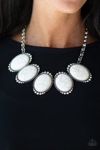 Load image into Gallery viewer, Paparazzi Prairie Goddess White Necklace
