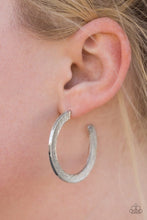 Load image into Gallery viewer, Paparazzi HAUTE Glam Silver Earring
