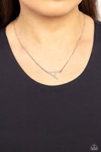 Load image into Gallery viewer, Paparazzi INITIALLY Yours - A - White Necklace
