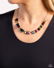 Load image into Gallery viewer, Paparazzi Elite Emeralds - Black Necklace
