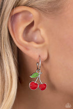 Load image into Gallery viewer, Paparazzi Cherry Caliber Red Earring
