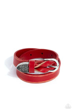 Load image into Gallery viewer, Paparazzi Coat of Arms Couture - Red Bracelet
