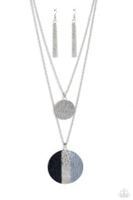 Load image into Gallery viewer, Paparazzi Striped Style Silver Necklace
