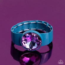 Load image into Gallery viewer, Paparazzi Exaggerated Ego - Blue Bracelet (September 2023 Life of the Party)
