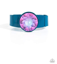 Load image into Gallery viewer, Paparazzi Exaggerated Ego - Blue Bracelet (September 2023 Life of the Party)
