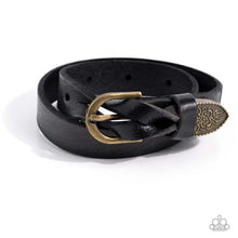 Load image into Gallery viewer, Paparazzi Coat of Arms Couture - Black Bracelet
