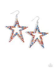 Load image into Gallery viewer, Paparazzi Rockstar Energy - White Earrings
