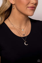 Load image into Gallery viewer, Paparazzi Lunar Lineup - Rose Gold Necklace
