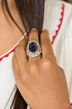 Load image into Gallery viewer, Paparazzi Making History Purple Ring
