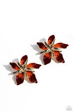 Load image into Gallery viewer, Paparazzi Warped Wallflower - Red Earring
