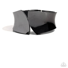 Load image into Gallery viewer, Paparazzi Sheared Sass - Black Bracelet
