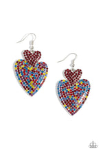 Load image into Gallery viewer, Paparazzi Flirting Flourish Red Earring
