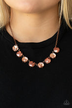 Load image into Gallery viewer, Paparazzi Dreamy Decorum Copper Necklace
