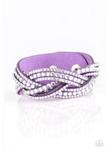 Load image into Gallery viewer, Paparazzi Bring on the Bling Urban Purple Bracelet
