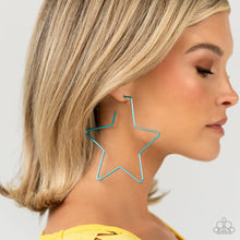 Load image into Gallery viewer, Paparazzi Starstruck Secret - Blue Earring
