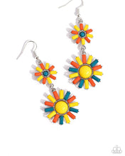 Load image into Gallery viewer, Paparazzi SUN Wild - Yellow Earring
